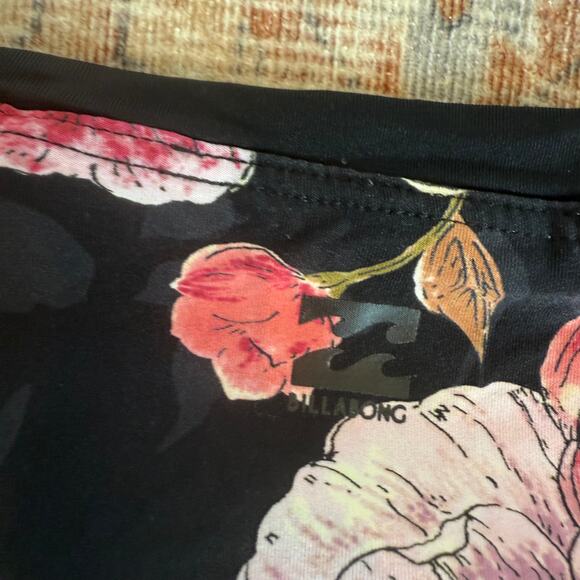 Billabong Sweet Tide Floral Long Sleeve Rash Guard Swim Shirt Medium - Picture 3 of 5